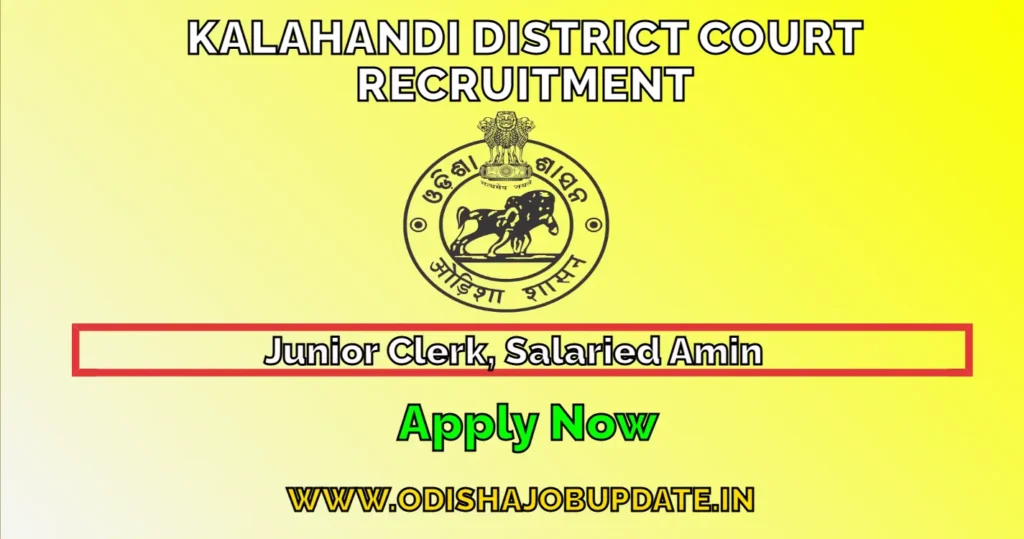 Kalahandi Court Recruitment 2024