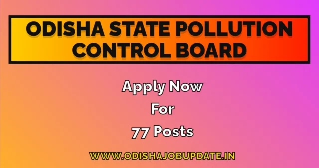 OSPCB Recruitment 2024