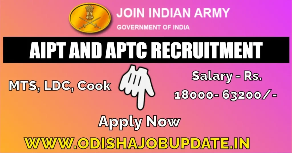 AIPT and APTC Recruitment 2024