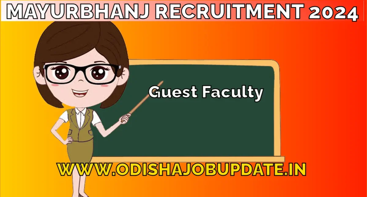 Guest Faculty Recruitment In Govt. Vocational H.S.S. Chitrada, Mayurbhanj 2024 Apply Now Guest Faculty Recruitment In Govt. Vocational H.S.S. Chitrada