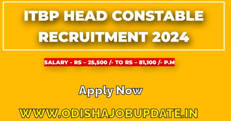 ITBP Recruitment 2024