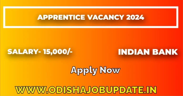 Indian Bank Apprentice Job 2024