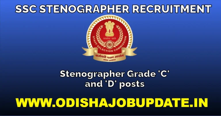 SSC Stenographer Recruitment 2024