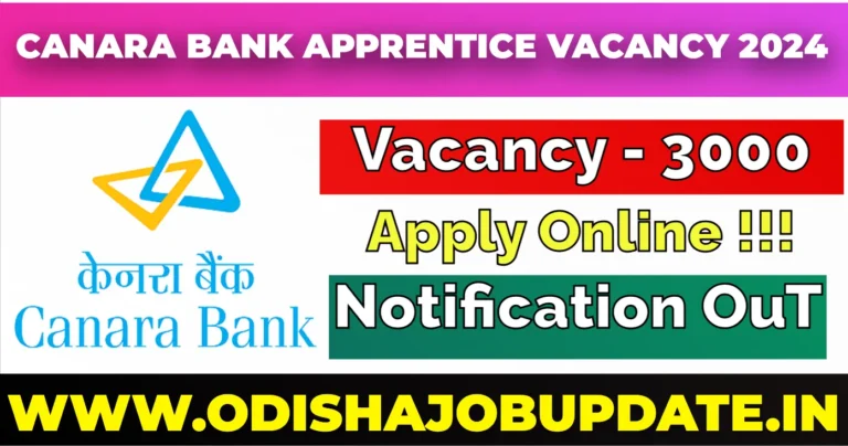 Apprentice Vacancy In Canara Bank 2024