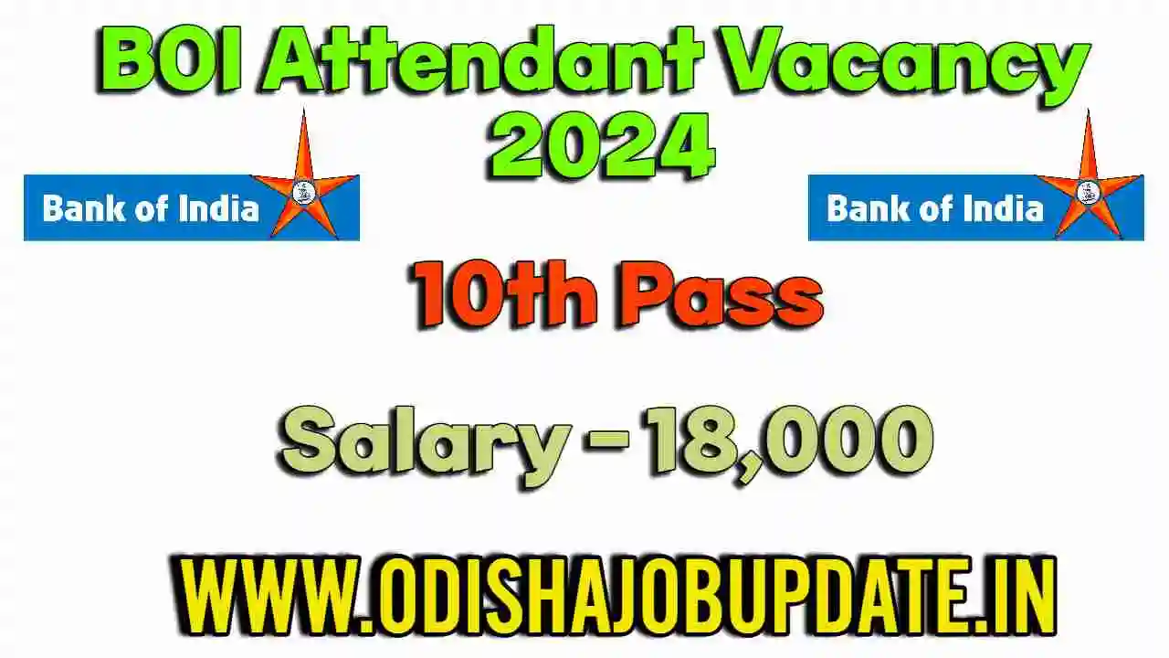 BOI Mayurbhanj Bank Peon Vacancy 2024: Apply Now 10th Pass Job BOI Mayurbhanj Bank Peon Vacancy 2024