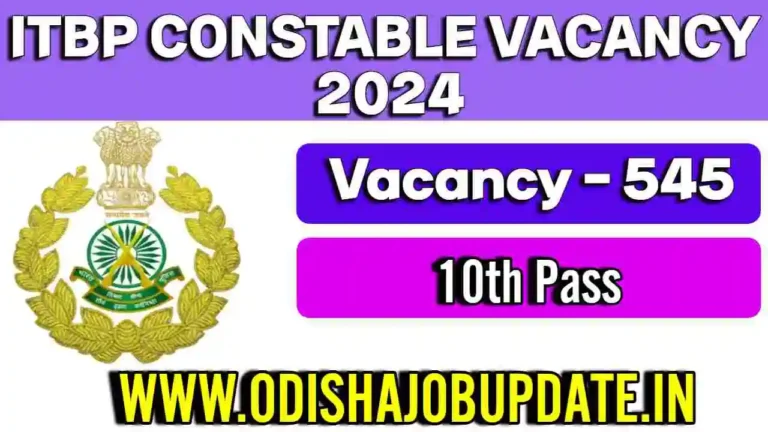ITBP Driver Constable Vacancy 2024 all complete details