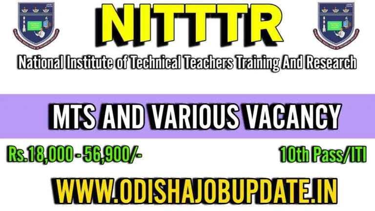 NITTTR Recruitment 2024