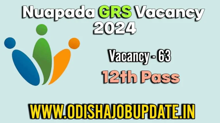 Nuapada ZP GRS Vacancy 2024
