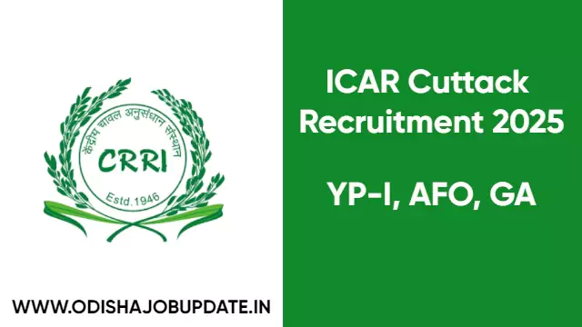 Project Staff Vacancy In ICAR NRRI Cuttack 2025: Odisha Govt Job Project Staff Vacancy In ICAR NRRI Cuttack 2025