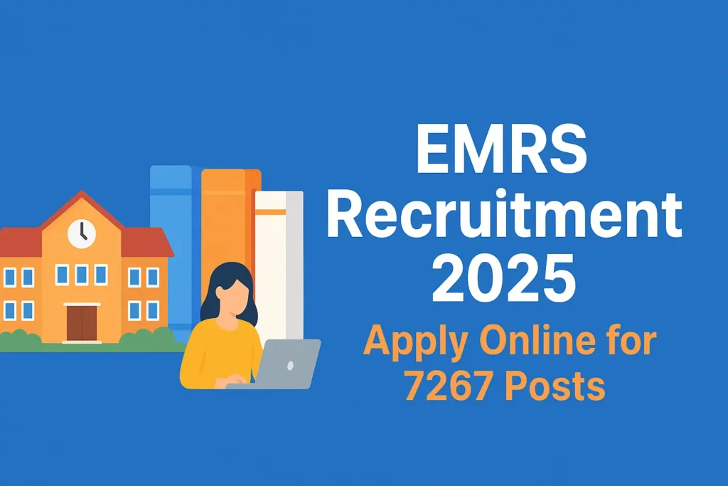 EMRS Recruitment 2025 – Apply Online for 7267 Principal, PGT, TGT, Hostel Warden & Other Posts EMRS-Recruitment-2025